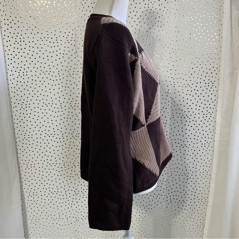 Vintage 90's Colorblock Cardigan - Picture 4 of 7